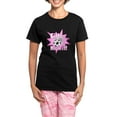 thumbnail image 1 of CafePress - Girls Kick It Soccer Women's Dark Pajamas - Women's Short Sleeve Print T-Shirt and Pants Dark Cotton Pajama Set, 1 of 7