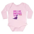 thumbnail image 1 of CafePress - Girls Like Dinosaurs Too RAWRRHH Body Suit - Long Sleeve Cotton Baby Bodysuit, 1 of 4