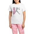 thumbnail image 1 of CafePress - Girls Softball Women's Light Pajamas - Women's Short Sleeve Print T-Shirt and Pants Light Cotton Pajama Set, 1 of 7