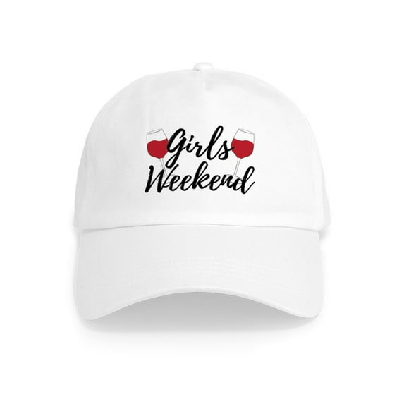 CafePress - Girls Weekend Cap - Adjustable 100% Brushed Unisex Casual Cotton Baseball Cap, Beige, 1