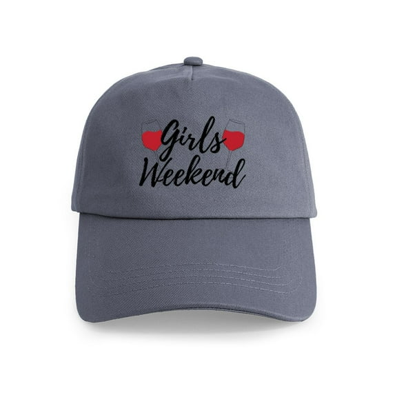 CafePress - Girls Weekend Cap - Adjustable 100% Brushed Unisex Casual Cotton Baseball Cap, Beige, 1