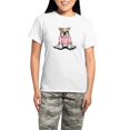 thumbnail image 1 of CafePress - Girly Bulldog Women's Light Pajamas - Women's Short Sleeve Print T-Shirt and Pants Light Cotton Pajama Set, 1 of 7