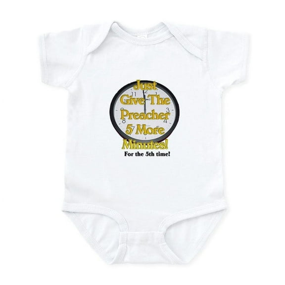 CafePress - Give Me 5 More Minutes Infant Bodysuit - Baby Light Bodysuit, Size Newborn - 24 Months