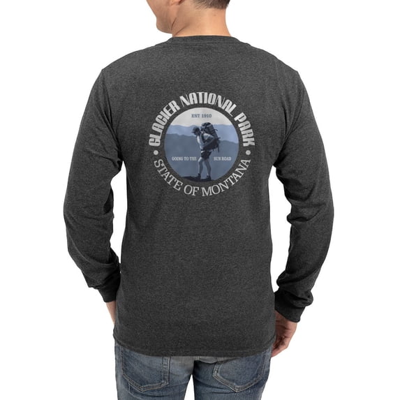 CafePress - Glacier National Park Long Sleeve T Shirt - Long Sleeve Dark T-Shirt