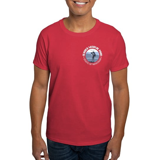 CafePress - Glacier National Park T Shirt - Men's Classic Cotton T-Shirts