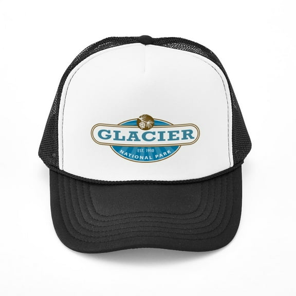 CafePress - Glacier National Park - Adjustable Unisex Printed Trucker Hat with Mesh Back