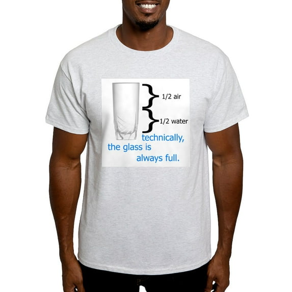CafePress - Glass 1 2 Full Light T Shirt - Light T-Shirt - CP
