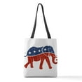 thumbnail image 1 of CafePress - Glitter Print Republican Elepha - Polyester Tote Bag 16"x16", 1 of 5