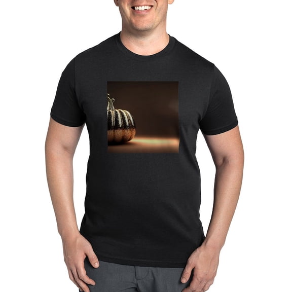 CafePress - Glitter Pumpkin Men's Eco Sport T Shirt - Men's Dark Eco Sport T-Shirt