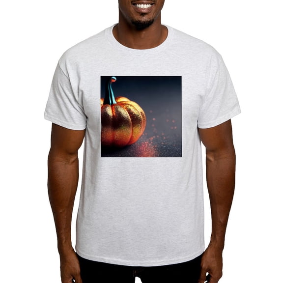 CafePress - Glitter Pumpkin Men's Value T Shirt - Men's Classic Graphic T-Shirt