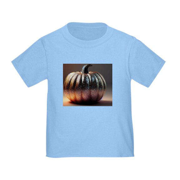 CafePress - Glitter Pumpkin Toddler T Shirt - Cute Toddler T-Shirt, 100% Cotton