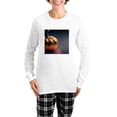 thumbnail image 1 of CafePress - Glitter Pumpkin - Women's Long Sleeve Relaxed Fit Cotton Light Pajama Set, 1 of 7