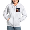 thumbnail image 1 of CafePress - Glitter Pumpkin Women's Zip Up Hoodie - Women's Zip Hoodie, 1 of 4