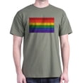 thumbnail image 1 of CafePress - Glitter Rainbow Pride Flag Dark T Shirt - Men's Classic Graphic Cotton T-Shirt, 1 of 4