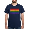 thumbnail image 1 of CafePress - Glitter Rainbow Pride Flag Dark T Shirt - Men's Classic Graphic Cotton T-Shirt, 1 of 4