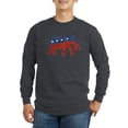 thumbnail image 1 of CafePress - Glitter Republican Elephant Long Sleeve T Shirt - Long Sleeve Dark T-Shirt, 1 of 4