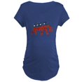thumbnail image 1 of CafePress - Glitter Republican Elephant Maternity T Shirt - Maternity Dark T-Shirt, 1 of 3