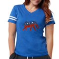 thumbnail image 1 of CafePress - Glitter Republican Elephant T Shirt - Womens Football Shirt, 1 of 4