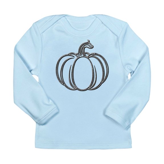 CafePress - Glittery Pumpkin Long Sleeve Infant T Shirt - Long Sleeve Infant T-Shirt