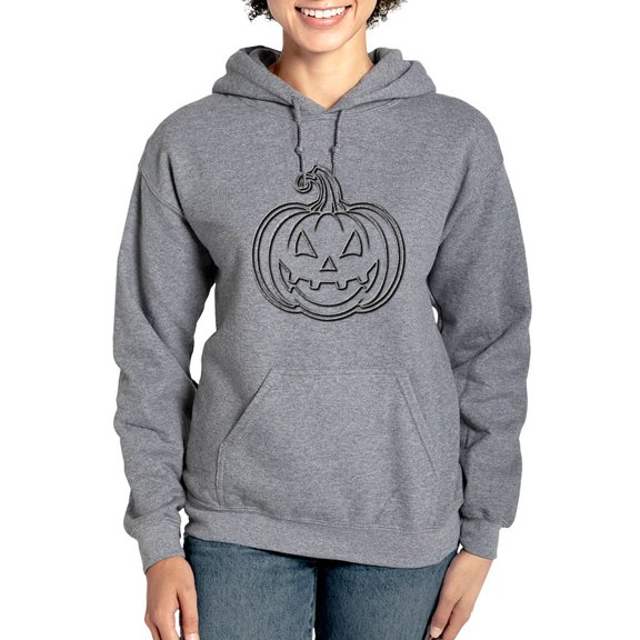 CafePress - Glittery Pumpkin - Pullover Hoodie, Classic & Comfortable Hooded Sweatshirt