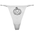 thumbnail image 1 of CafePress - Glittery Pumpkin - Women's Novelty Thong Panties Underwear, 1 of 4