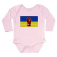 thumbnail image 1 of CafePress - Glory To Ukraine Body Suit - Long Sleeve Cotton Baby Bodysuit, 1 of 4