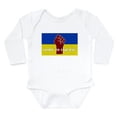 thumbnail image 1 of CafePress - Glory To Ukraine Body Suit - Long Sleeve Cotton Baby Bodysuit, 1 of 4