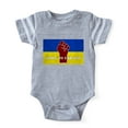 thumbnail image 1 of CafePress - Glory To Ukraine - Cute Infant Baby Football Bodysuit, 1 of 3