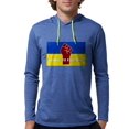 thumbnail image 1 of CafePress - Glory To Ukraine Long Sleeve T Shirt - Mens Hooded Shirt, 1 of 1