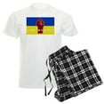 thumbnail image 1 of CafePress - Glory To Ukraine Pajamas - Men's Light Loose Fit Cotton Pajama Set, 1 of 7