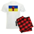 thumbnail image 1 of CafePress - Glory To Ukraine Pajamas - Men's Light Loose Fit Cotton Pajama Set, 1 of 7