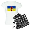thumbnail image 1 of CafePress - Glory To Ukraine Pajamas - Women's Short Sleeve Print T-Shirt and Pants Light Cotton Pajama Set, 1 of 7