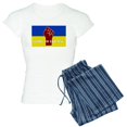 thumbnail image 1 of CafePress - Glory To Ukraine Pajamas - Women's Short Sleeve Print T-Shirt and Pants Light Cotton Pajama Set, 1 of 7