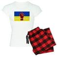 thumbnail image 1 of CafePress - Glory To Ukraine Pajamas - Women's Short Sleeve Print T-Shirt and Pants Light Cotton Pajama Set, 1 of 7