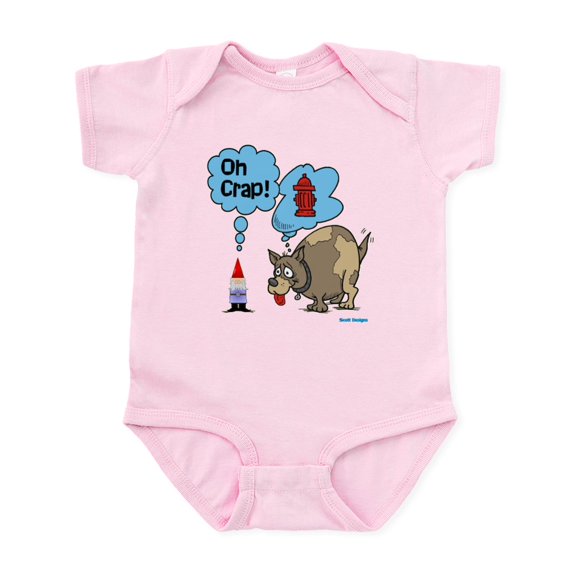 CafePress - Gnome Visited By The Dog Infant Bodysuit - Baby Light Bodysuit, Size Newborn - 24 Months