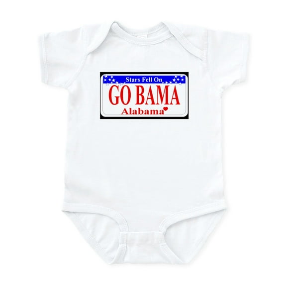 CafePress - Go Bama! Infant Bodysuit - Baby Light Bodysuit, Size Newborn - 24 Months
