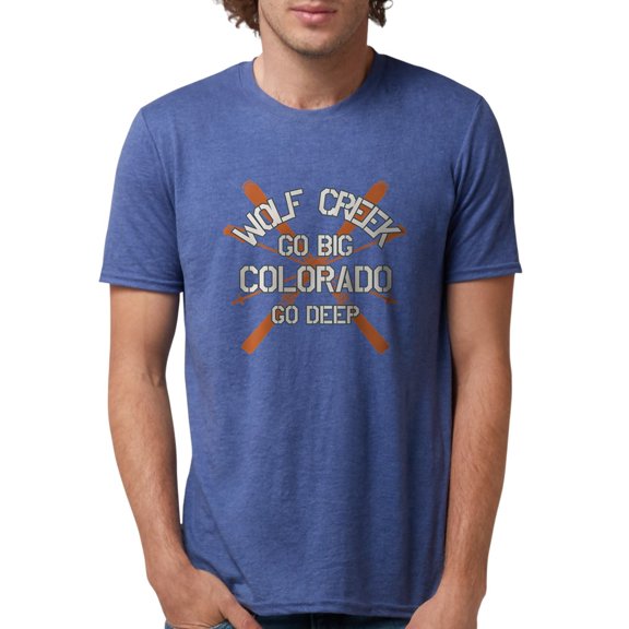 CafePress - Go Big Wolf Creek Men's Deluxe T Shirt - Mens Tri-blend T-Shirt