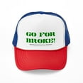 thumbnail image 1 of CafePress - Go For Broke - Adjustable Unisex Printed Trucker Hat with Mesh Back, 1 of 10