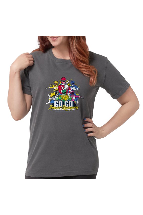 - Go Go Power Ranger Women's Comfort ColorsĀ® T Shirt - Womens Comfort ColorsĀ® Shirt