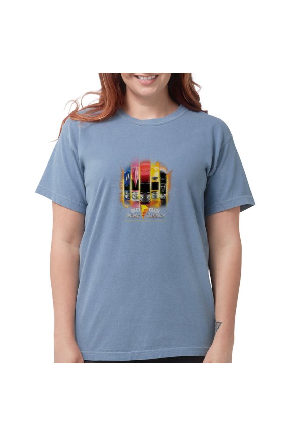 - Go Go Power Ranger Women's Comfort Colors® T Shirt - Womens Comfort Colors® Shirt