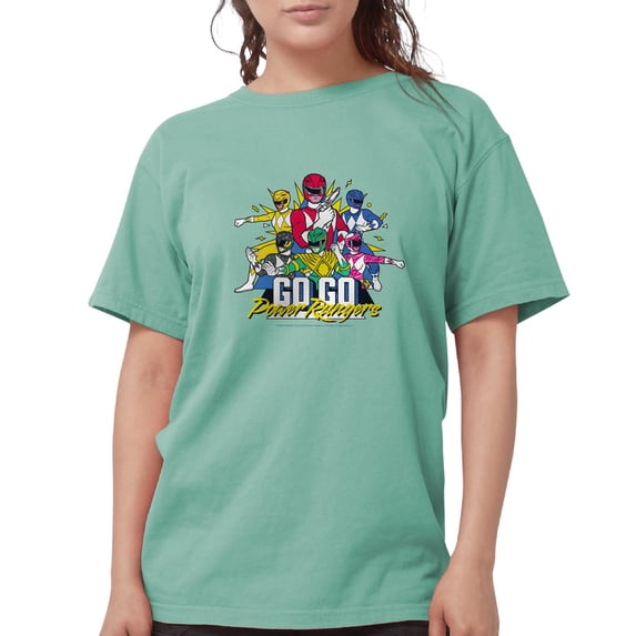 CafePress - Go Go Power Ranger Women's Comfort Colors® T Shirt - Womens Comfort Colors® Shirt