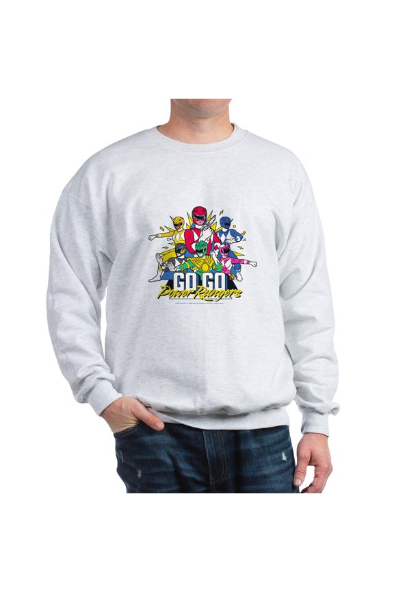 - Go Go Power Rangers - Crew Neck Sweatshirt