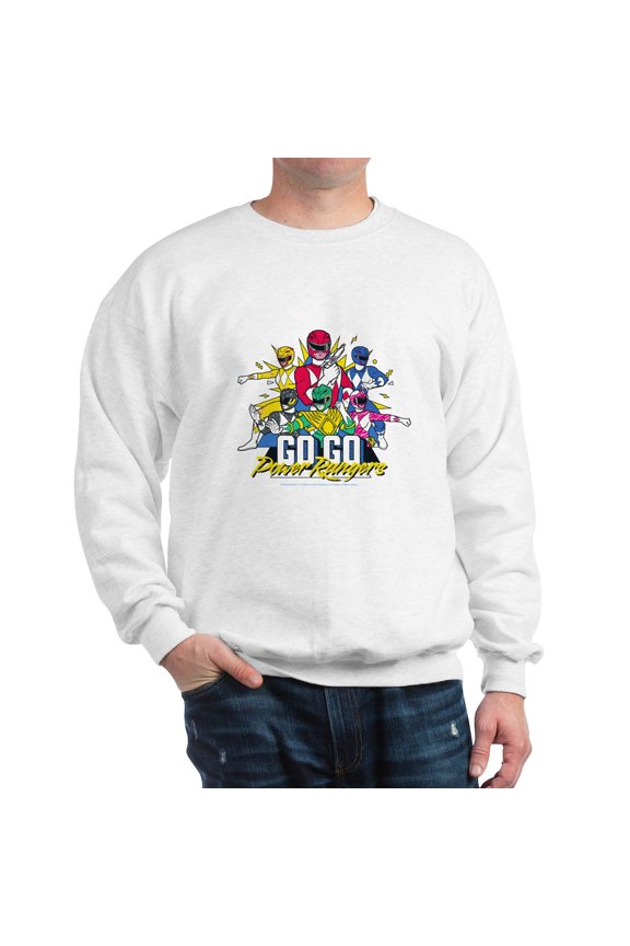 - Go Go Power Rangers - Crew Neck Sweatshirt