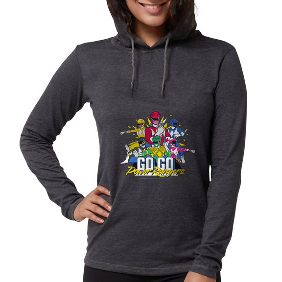 CafePress - Go Go Power Rangers Group Sho - Womens Hooded Shirt