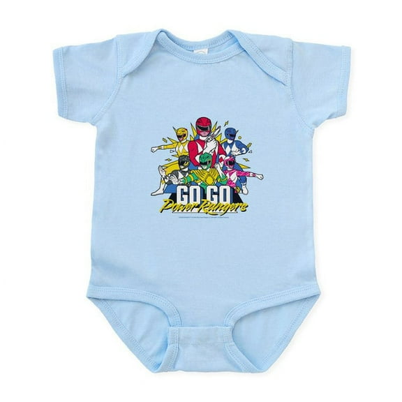 CafePress - Go Go Power Rangers Group Shot - Baby Light Bodysuit, Size Newborn - 24 Months