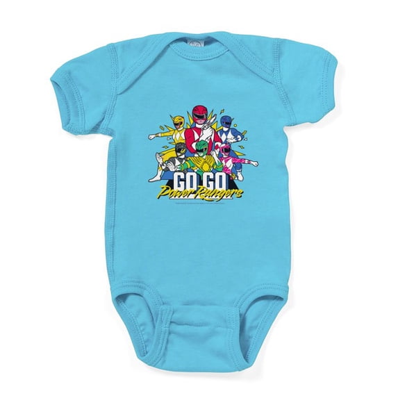 CafePress - Go Go Power Rangers Group Shot - Cute Infant Bodysuit Baby Romper - Size Newborn - 24 Months