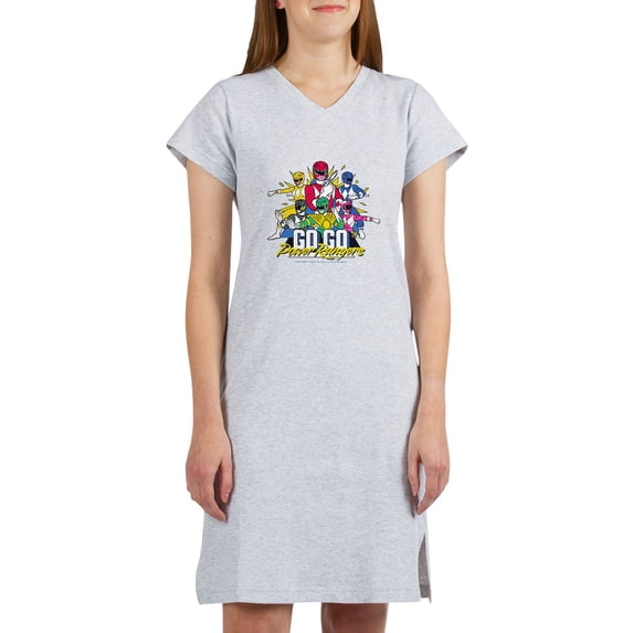 CafePress - Go Go Power Rangers Group Shot - Women's Nightshirt