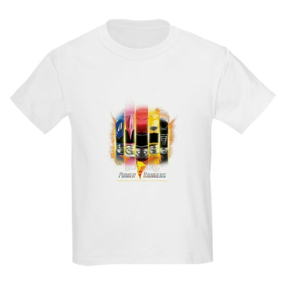 CafePress - Go Go Power Rangers! Kids T Shirt - Light T-Shirt Kids XS-XL