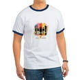 thumbnail image 1 of CafePress - Go Go Power Rangers! Men's Ringer T Shirt - 100% Cotton Ringed T-Shirt, 1 of 4
