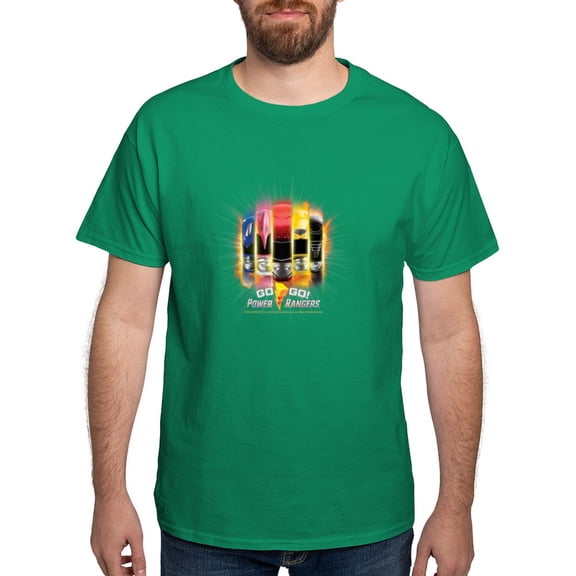 CafePress - Go Go Power Rangers! Men's Value T Shirt - Men's Classic Graphic Cotton T-Shirt